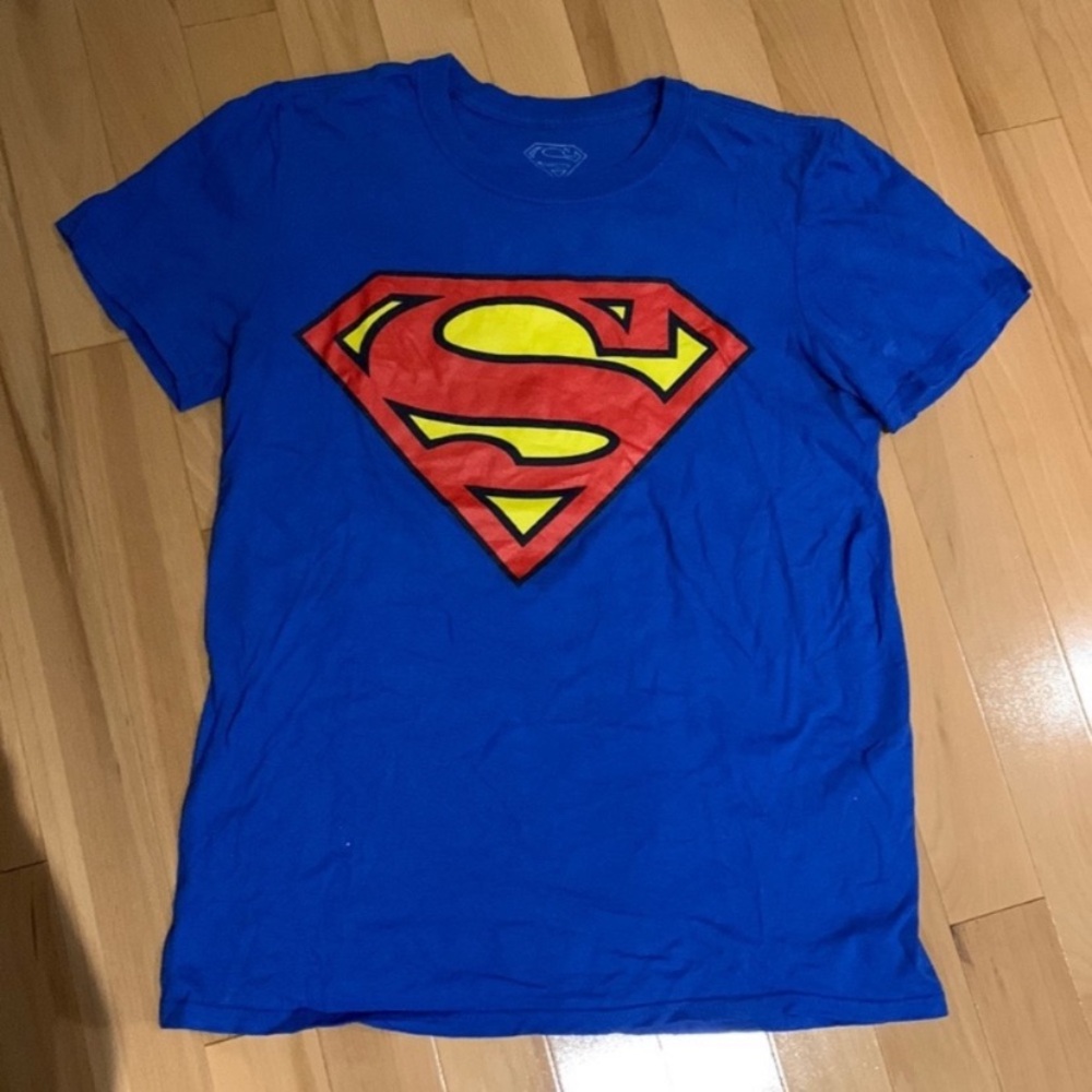 Superman/woman Blue Short Sleeve Tee - size S